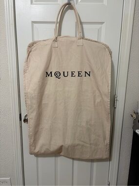 Alexsander McQueen Garment/Travel Bag Heavy Duty Reinforced Canvas Large Luxury